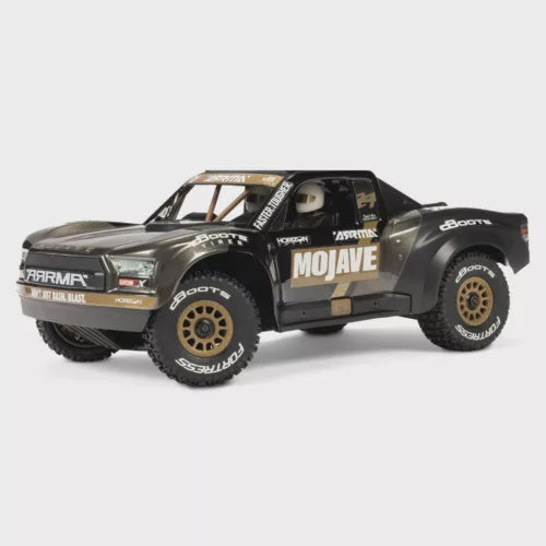 ARRMA MOJAVE GROM 223S BLX Brushless 4X4 Small Scale Desert Truck RTR with Battery & Charger, (black and gold) (ARA2304ST1)