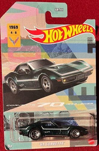 HOT WHEELS 70TH CORVETTE SERIES '69 CORVETTE 4/8