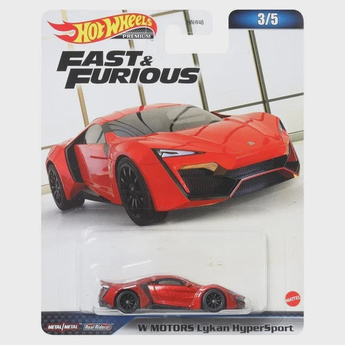 Hot Wheels Premium - 2023 Fast & Furious 3/5 W Motors Lykan HyperSport