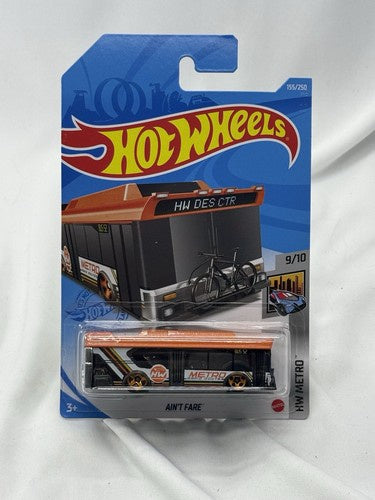 2021 Hot Wheels HW Metro Aint Fare Orange