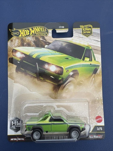 2025 HOT WHEELS CAR CULTURE GREEN SUBARU BRAT 3/5 HW OFF ROAD PREMIUM