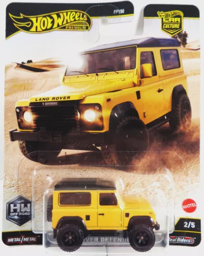 2025 HOT WHEELS PREMIUM CAR CULTURE HW OFF ROAD LAND ROVER DEFENDER 90