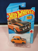 Hot Wheels 2023 '73 Honda Civic Custom Orange HW J-Imports Diecast 1:64 Scale