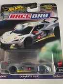 Hot Wheels PREMIUM CAR CULTURE 2024 RACE DAY - CORVETTE C8.R - SILVER -