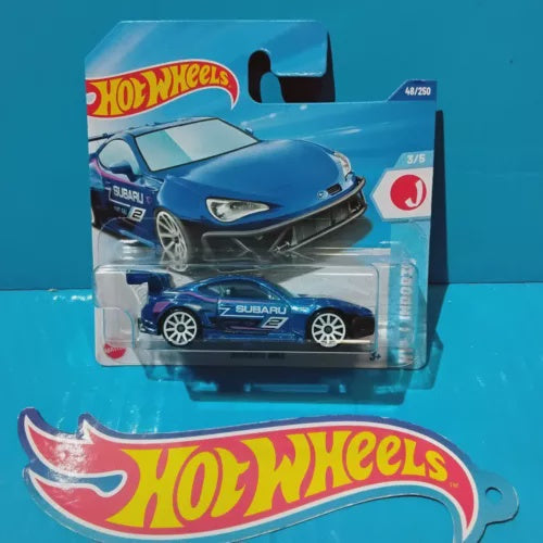 2025 Hot Wheels HW J-Imports Subaru BRZ Car Blue JDM short card