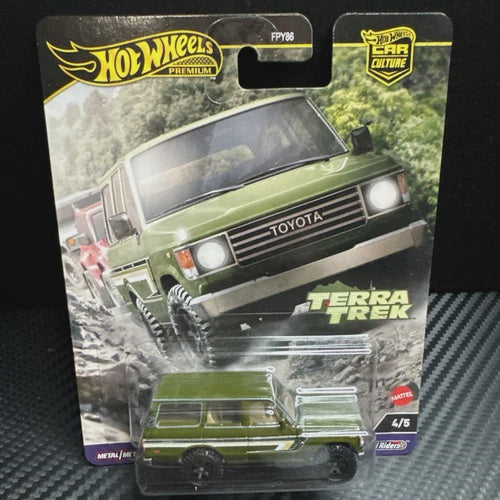 HOT WHEELS Toyota Land Cruiser FJ60 Terra Trek Car Culture Premium Rides