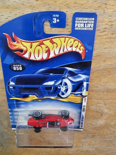 Hot Wheels Ferrari 156, Red; 2001 First Editions Series 30/36 Collector No. 050