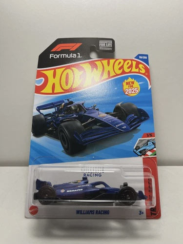 Hot Wheels Formula 1 Williams Racing 2025 Track Aces 1/5 F1 Blue