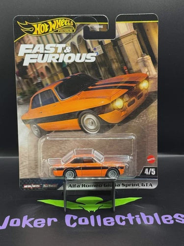 Hot Wheels Premium Fast & Furious 2025 Alfa Romeo Giulia Sprint GTA 4/5