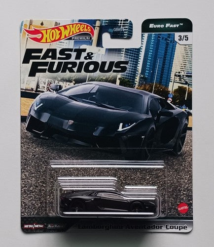 Hot Wheels Premium Fast & Furious Euro Fast Lamborghini Aventador Coupe