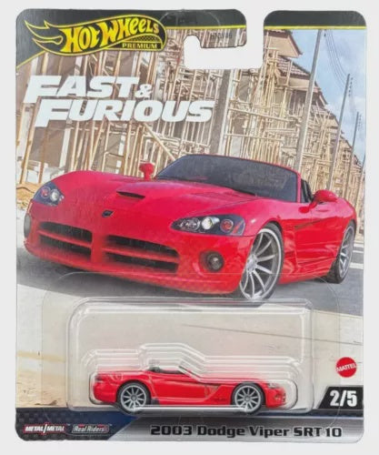 Hot Wheels Premium Fast & Furious 2003 Dodge Viper SRT 10