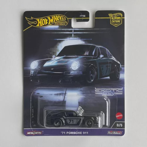 Hot Wheels CHASE '71 Porsche 911 Exotic Envy 0/5 Car Culture Premium HKC81