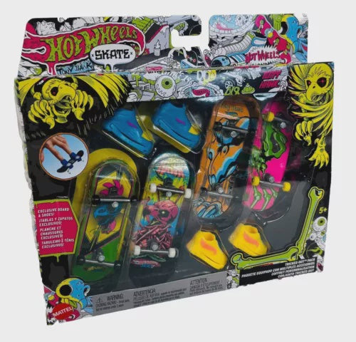 Hot Wheels Skate Neon Bones party pack tony hawk