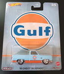 hot wheels premium gulf 83 chevy silverado