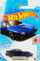 HOT WHEELS 89 MAZDA SAVANNA RX-7 FC3S BLUE 176/250