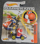 Hot Wheels 1:64 Mario Kart Red Yoshi In Standard Kart