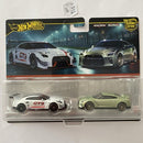 hot wheels  twin pack nissan gt-r nismo gt3 nissan gt-r (r33)