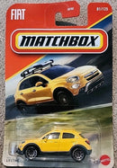 matchbox 2016 fiat 500x yellow