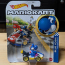 hot wheels mario kart blue yoshi standard kart