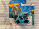 hot wheels nissan skyline 2000gt-r lbwk blue tooned shortcard
