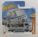 Hot Wheels Volkswagen T2 Pickup Grey Blue Short Card