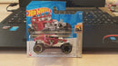 2022 HOT WHEELS - BAJA BONE SHAKER RED SHORT CARD