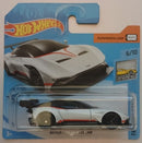 HOT WHEELS 2020 ASTON MARTIN VULCAN, WHITE, SHORT CARD.