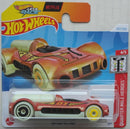 Hot Wheels Retro Active Blood Orange Glow In The Dark - quarter mile heroes short card