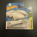 Hot Wheels H3D 085 HW BRAILLE RACER - TWIN MILL white 2023 85/250-short card