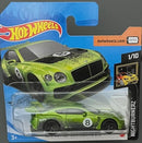 HOT WHEELS SHORT CARD 2018 BENTLEY CONTINENTAL GT3 246/250-short card