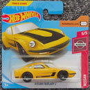 2019 HOT WHEELS YELLOW NISSAN FAIRLADY Z 5/5 NISSAN SERIES-short card