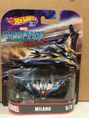 HOT WHEELS GUARDIANS OF THE GALAXY 2 MILANO RETRO CARD