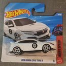 Hot Wheels 2018 Honda Civic type R- short card