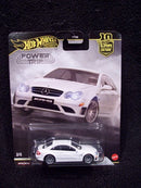 hot wheels power trip 2008 mercedes benz clk 63 amg black series white