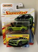 MATCHBOX SUPERFAST 50TH '17 CHEVY CAMERO GREEN
