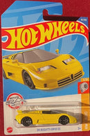 HOT WHEELS '94 BUGATTI EB110 SS 65/250 YELLOW