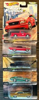 HOT WHEELS FAST & FURIOUS MOTOR CITY MUSCLE SET OF 5