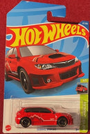 Hot wheels subaru wrx sti red version