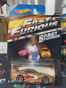 HOT WHEELS 2/8 FAST & FURIOUS 2 FAST 2 FURIOUS '94 TOYOTA SUPRA  (damage card)