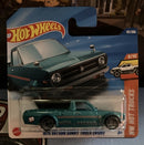 1975 DATSUN SUNNY TRUCK (B120) HOT WHEELS 2025 HW HOT TRUCKS SHORT CARD damaged j-hook