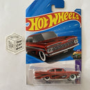 hotwheels 59 chevy imparla red