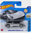 hotwheels 2025 grey Gordon murray automotive t.33 (short card)