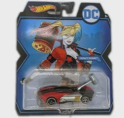 hot wheels character cars- harley quinn