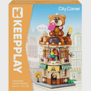 Building Block Set - Keeppley City Corner Chocolate Dream Factory
