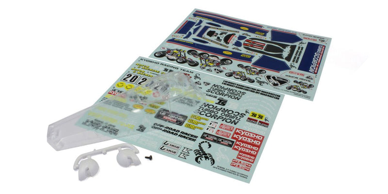 Kyosho  Clear Body Set Turbo Scorpion (SCB006)