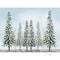 JTT Snow Spruce HO-Scale 4"-6", 24/pk (92007)
