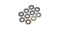 Kyosho Washer(M4x10x0.5/10pcs) (1-W401005)