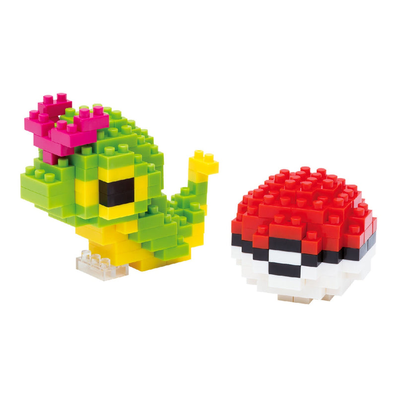Nano Block Caterpie and Poke ball (nbpm 010)