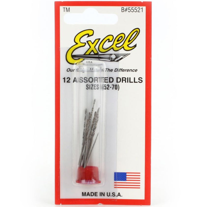 Excel Tools 12 Assorted Micro Drill bits (55521)