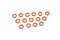 Kyosho Part Silicone O-Ring(P6/Orange) 15Pcs (org06b)